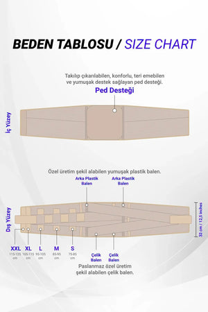 Lumbosakral Destekli Bel Fıtık Korsesi - Atik Medikal